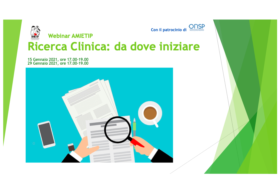 Ricerca clinica: da dove iniziare